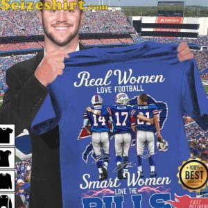 Read Women Love Football Smart Woman Love The Bills T-Shirt