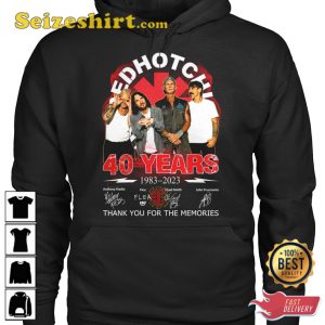 Red Hot Chili Peppers 40 Years Of 1983 2023 T-Shirt