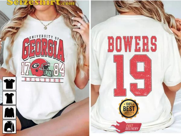 Retro University Of Georgia Football 1784 T-Shirt