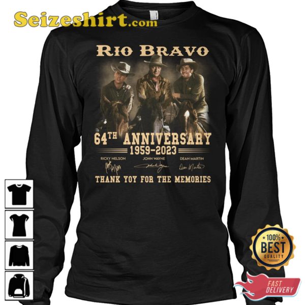 Rio Bravo 64th Anniversary 1959 2023 T-Shirt