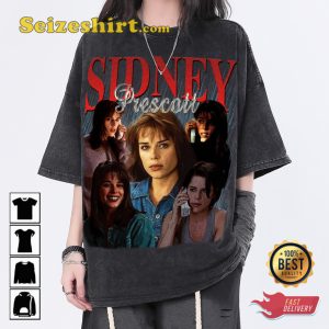 Sidney Prescott Scream Franchise Movie T-Shirt