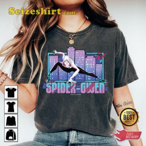 Girls Marvel Into The Spider Verse Modern Spider Gwen T-Shirt