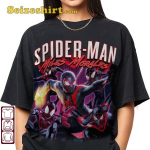 Spider-Man Miles Morales Movie 90s Vintage T-shirt