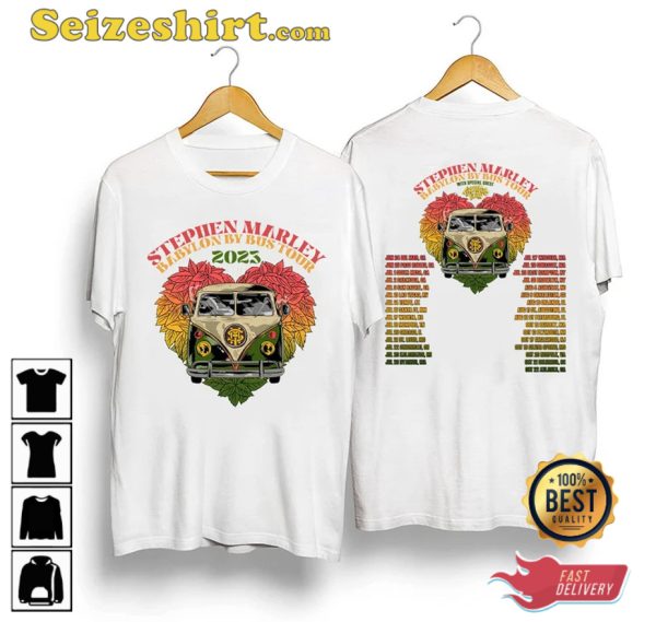 Stephen Marley Babylon By Bus Tour 2023 T-Shirt