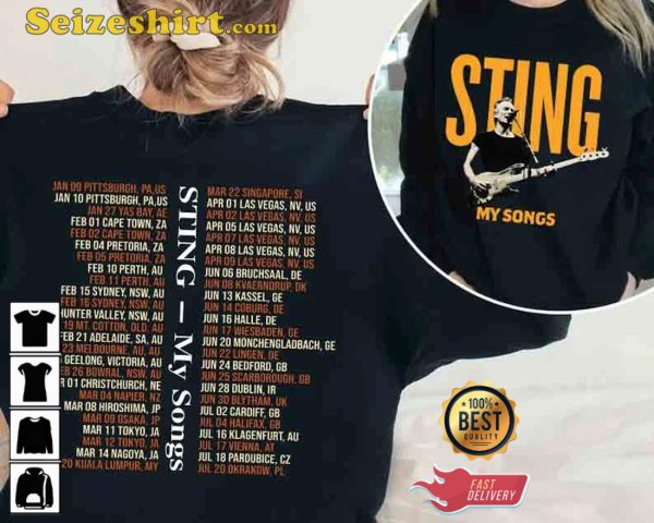 Sting My Song 2023 World Tour Cotton T-Shirt