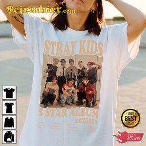Stray Kids 5 Star Album EST 2023 T-Shirt