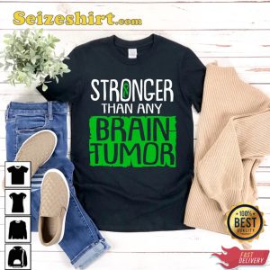 Stronger Than Any Brain Tumor Cotton Unisex T-Shirt