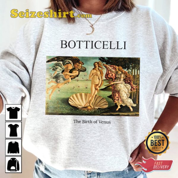 The Birth Of Venus Botticelli Unisex T-shirt