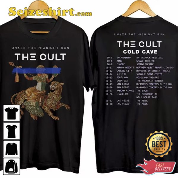 The Cult West Coast Fall Tour 2023 T-Shirt