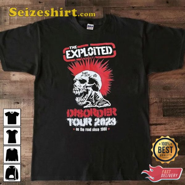 The Exploited Disorder Tour 2023 T-Shirt