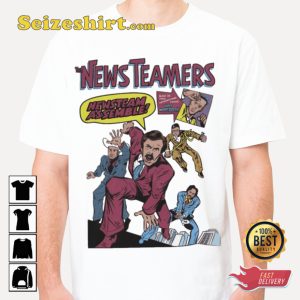 The News Teamers Vintage 90s Comic T-shirt