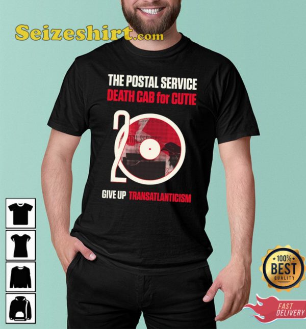 The Postal Service Death CAB For Cutie 20 Give Up Transatlanticism Unisex T-Shirt