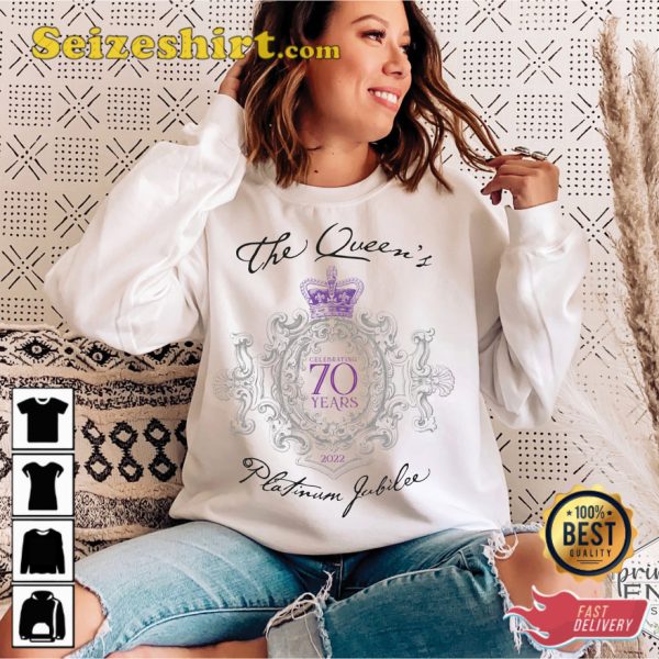 The Queens Platinum Jubilee Celebrating 70 Years T-Shirt