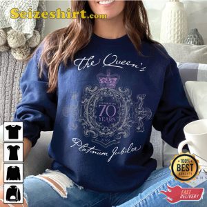 The Queens Platinum Jubilee Celebrating 70 Years T-Shirt