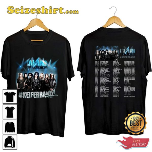 Tom Keifer Keifer Band Live Loud 2023 Tour T-Shirt