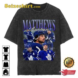 Toronto Auston Matthews Ice Hockey NHL Vintage Unisex Shirt