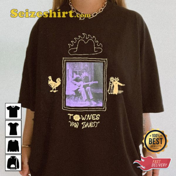 Townes Van Zandt Gift For Fan Vintage T-shirt