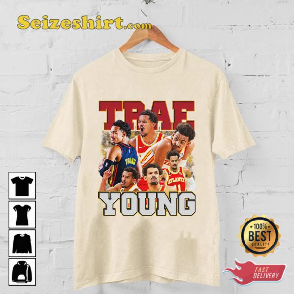 Trae Young Atlanta Hawks NBA Star Vintage Unisex T-shirt