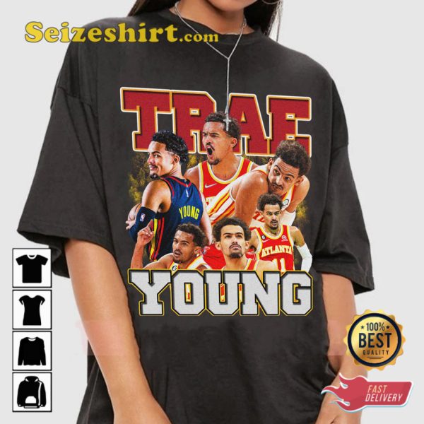 Trae Young Atlanta Hawks NBA Star Vintage Unisex T-shirt