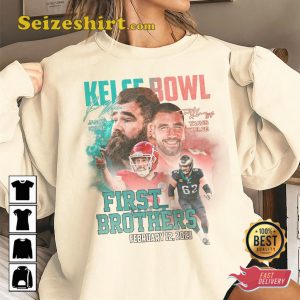 Travis And Jason Kelce Brothers Football T-shirt