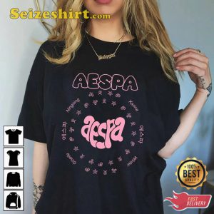 Vintage Aespa World Tour 2023 T-Shirt