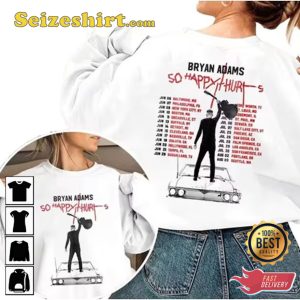 Vintage Bryan Adams Shir Tour 2023 Gift Fan T-Shirt