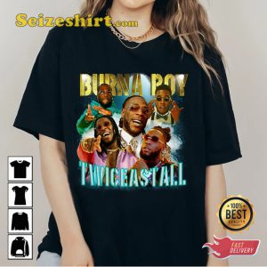 Burna Boy Twice As Tall Album Music T-Shirt