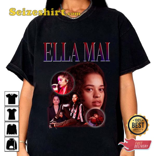 Ella Mai Singer DFMU Heart on My Sleeve Album Fashion T-Shirt