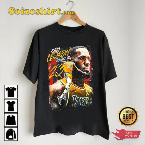 Lebron James Basketball Los Angeles Lakers T-Shirt