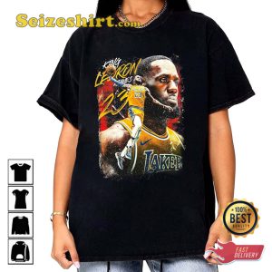 Lebron James Basketball Los Angeles Lakers T-Shirt