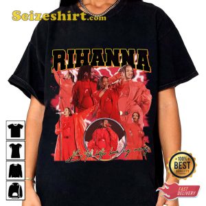 Rihanna Rocks New Dreadlocks Retro T-Shirt