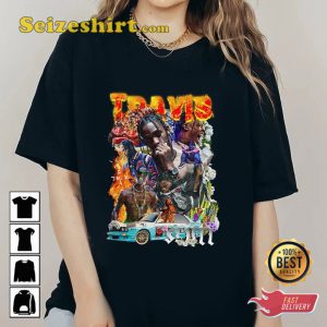 Vintage Travis Scott Hip Hop Fashion T-Shirt