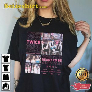 Vintage Twice Kpop Band Ready To Be Tour T-Shirt