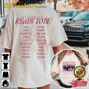 Vintage Twice 5th World Tour Ready To Be T-Shirt
