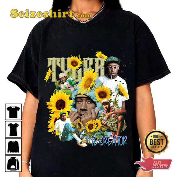 Vintage Tyler The Creator Flower Retro T-Shirt