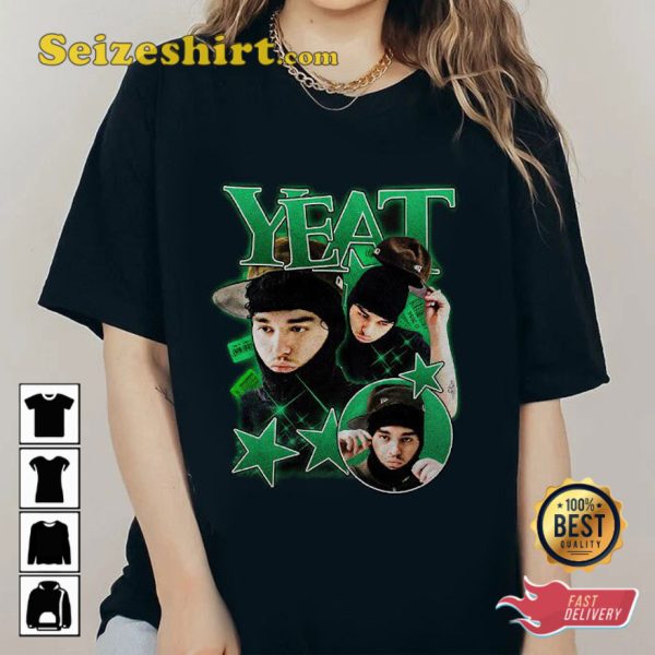 Rapper Yeat Already Rich Music Retro T-Shirt