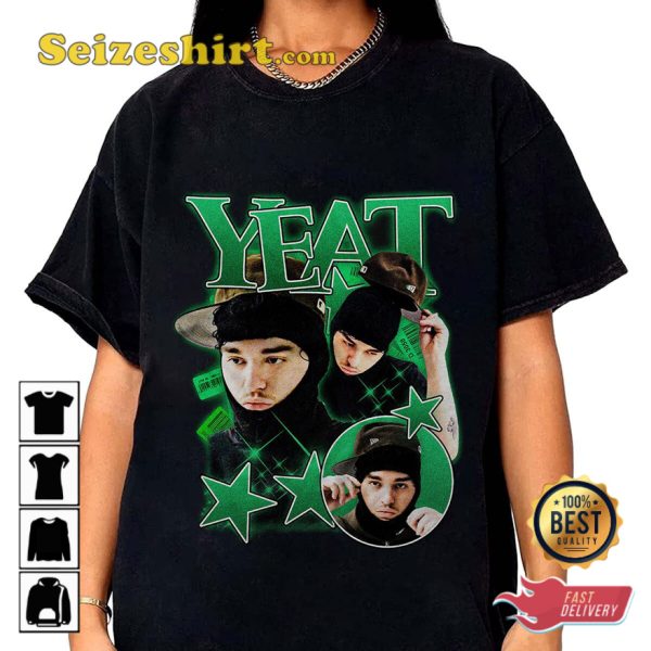 Rapper Yeat Already Rich Music Retro T-Shirt