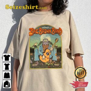 Zac Brown Band Tour Music Concert T-shirt