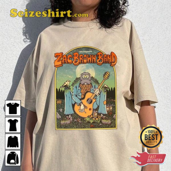 Zac Brown Band Tour Music Concert T-shirt