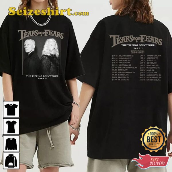 Tears For Fears The Tipping Point Tour 2023 T-Shirt