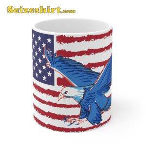 4th Of July American Flag Independence Day Mug