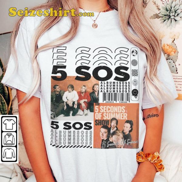 5 Seconds Of Summer Album 5sos T-shirt