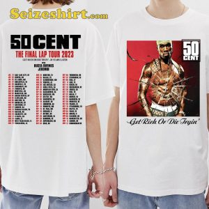 50 Cent The Final Lap Tour 2023 T-shirt
