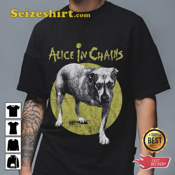 Alice In Chains Album Poster The Dog T-shirt