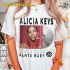 Alicia Keys Christmas Album Santa Baby T-shirt