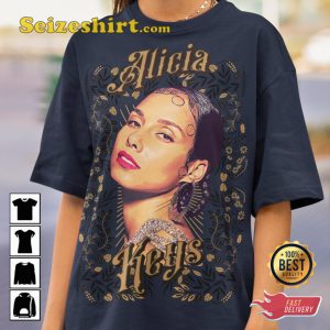 Alicia Keys Music Concert Vintage T-shirt