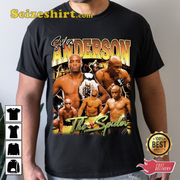 Anderson Silva Boxing The Spider MMA T-shirt
