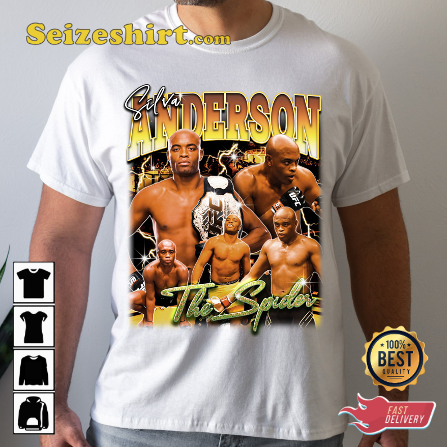 Anderson Silva Boxing The Spider MMA T-shirt