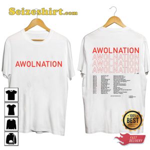 Awolnation Tour 2023 Rock Band Concert T-shirt