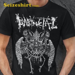 Babymetal Band Tour J-pop Rock Concert T-shirt